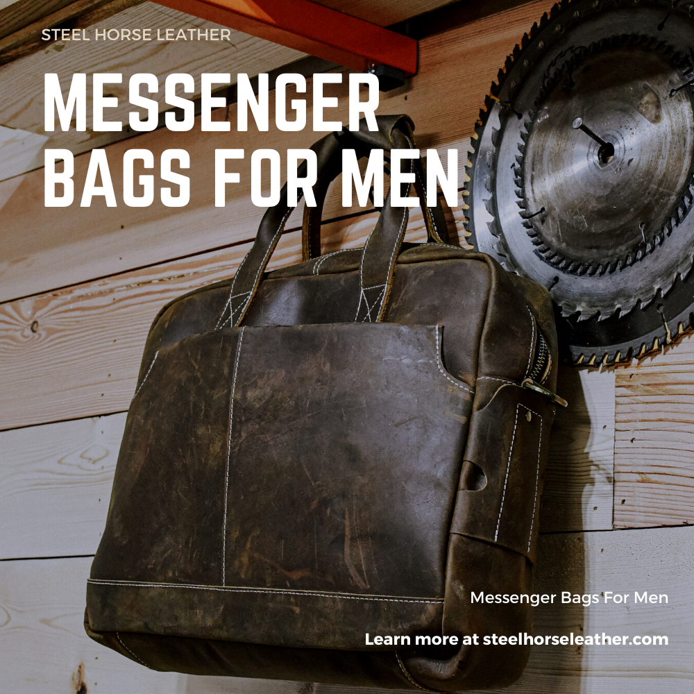 Executive Leather Messenger 2023, USA Made