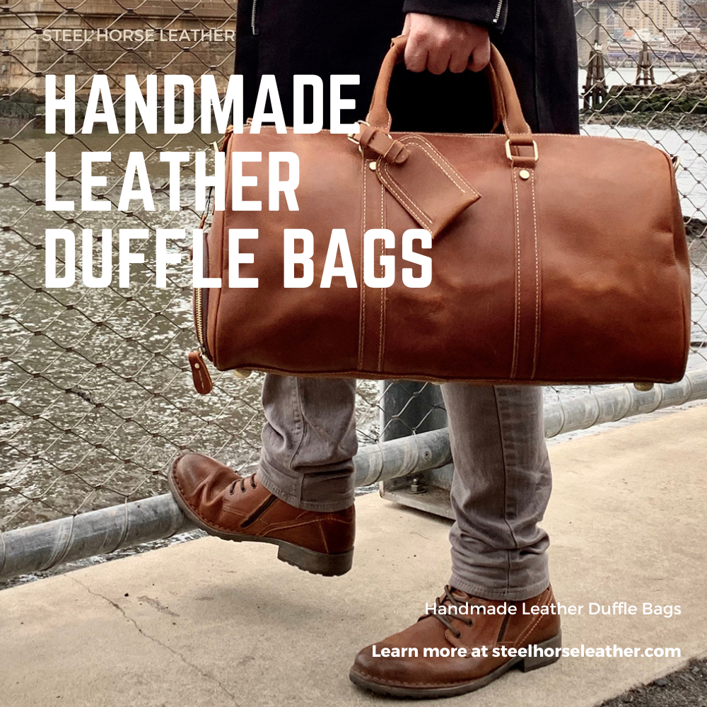 Handmade Leather Duffle Bags