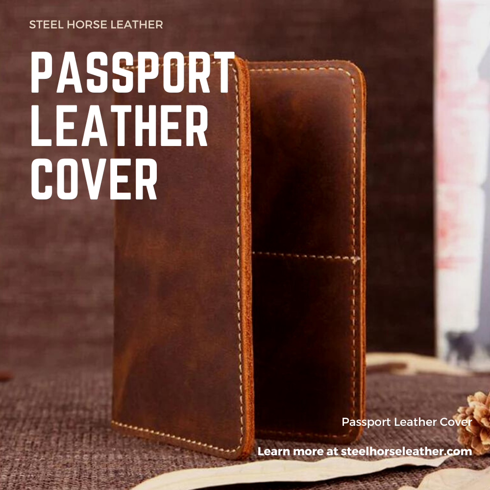 Passport sales pouch leather
