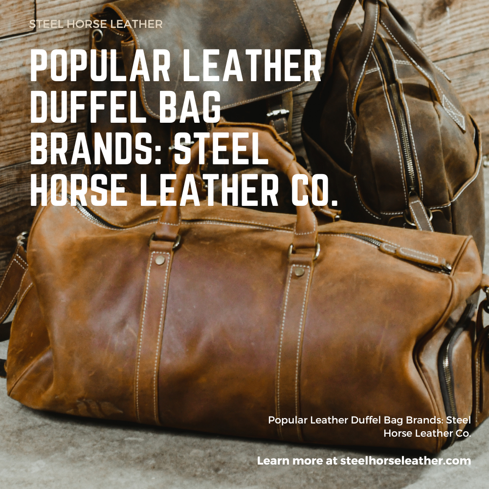 Steel Horse Leather The Gustav Large Capacity Vintage Leather Messenger Bag - Brown