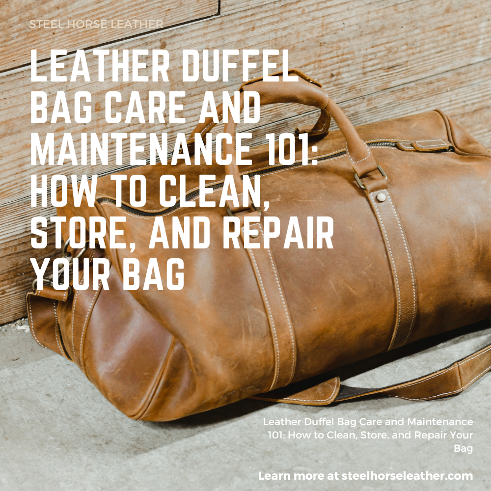 Yor leather duffle best sale