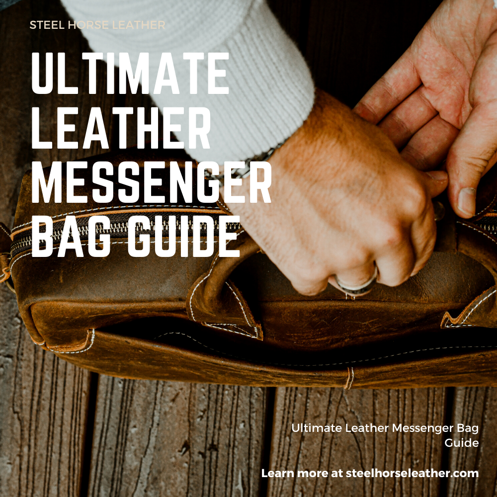Executive Leather Messenger 2023, USA Made