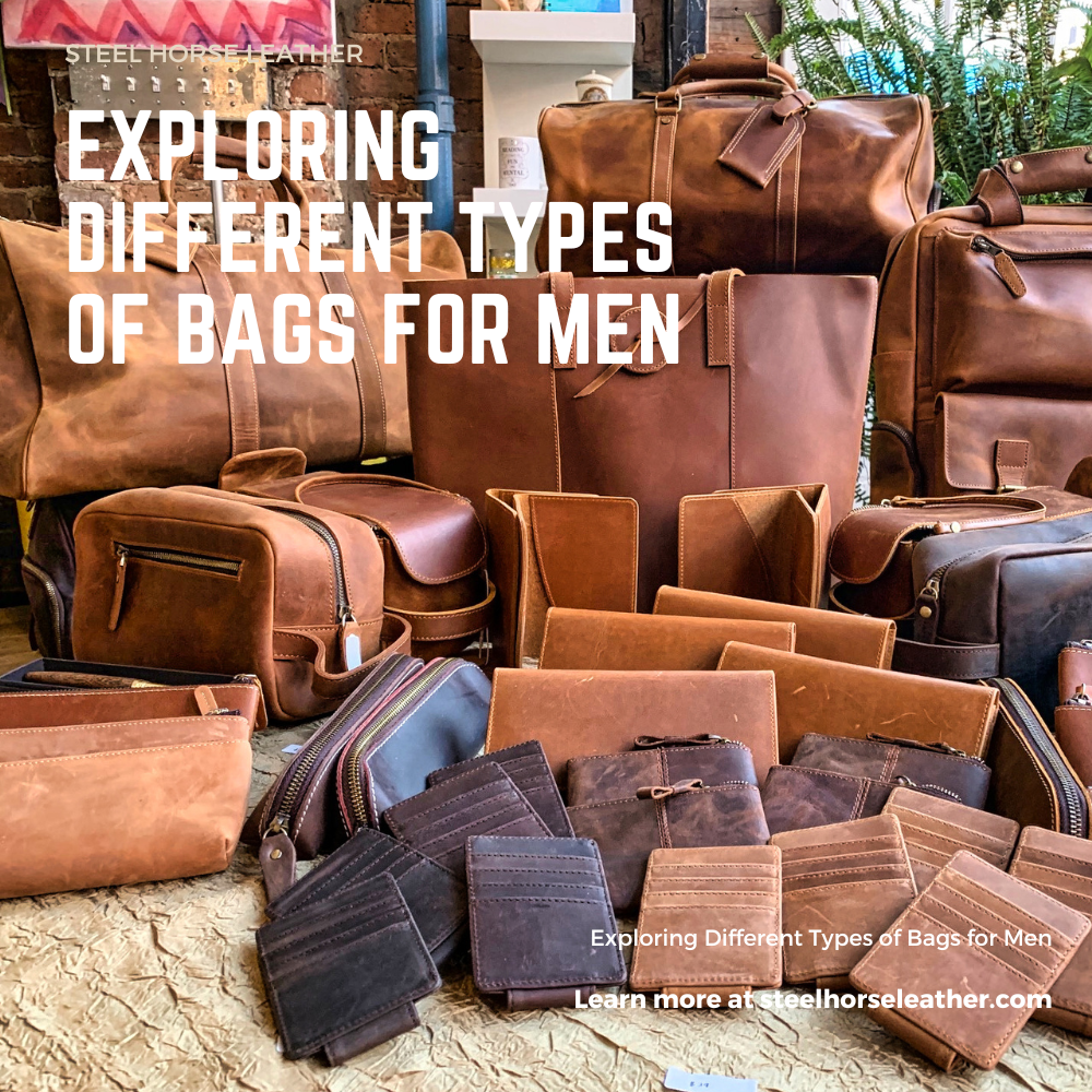 Type of bags for mens store