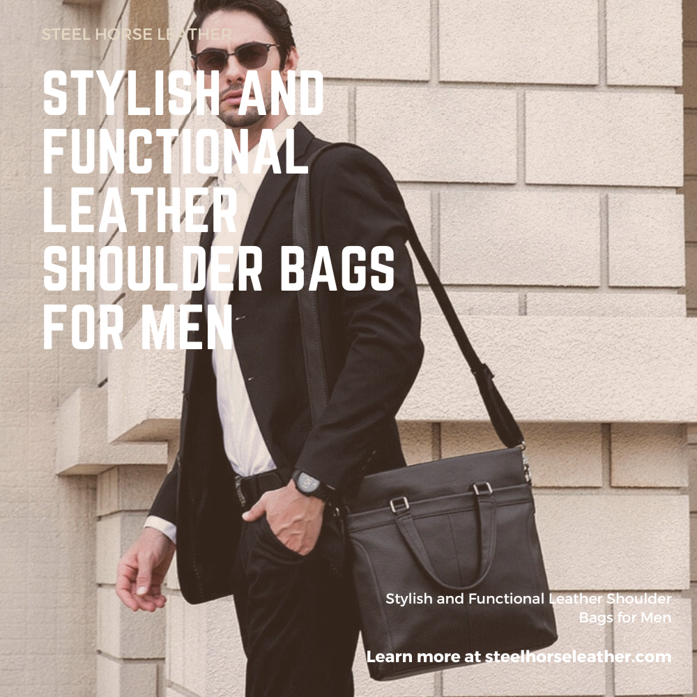 Stylish and Functional Leather Shoulder Bags for Men