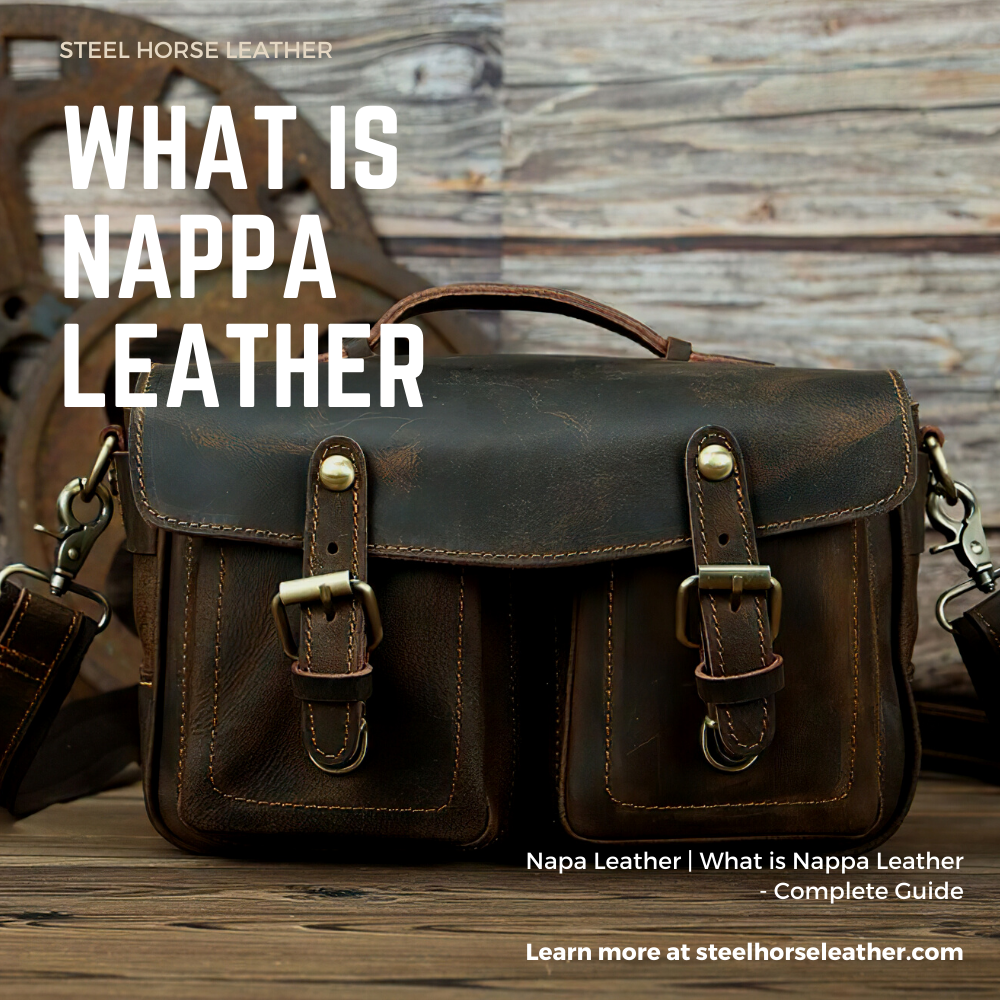Genuine Soft Nappa Leather Pouch with Belt Loop