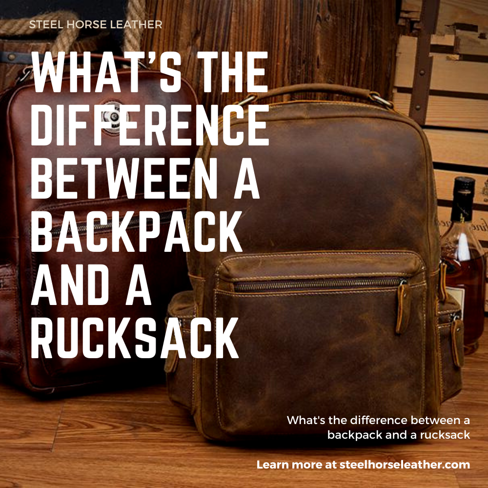 What's the difference between a backpack and a rucksack