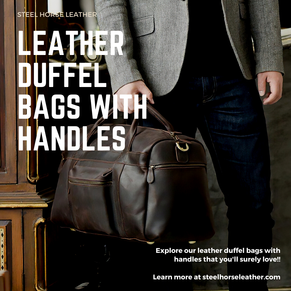 Steel Horse Leather The Endre Weekender | Vintage Leather Duffle Bag