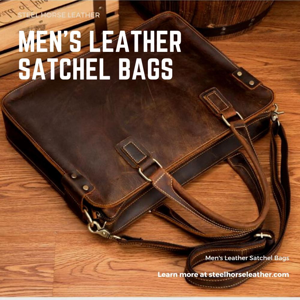 Best mens leather satchel best sale