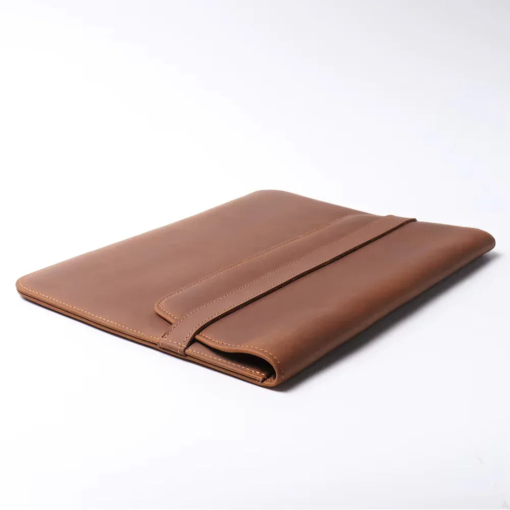 The Runa Leather Laptop Sleeve