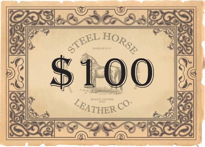 Gift Card | Steel Horse Leather Gift Card - STEEL HORSE LEATHER, Handmade, Genuine Vintage Leather