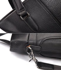Baldwin Black Leather Business Bag