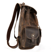 The Thorsen Backpack | Small Handmade Genuine Leather Backpack - STEEL HORSE LEATHER, Handmade, Genuine Vintage Leather