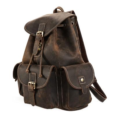 The Thorsen Backpack | Small Handmade Genuine Leather Backpack - STEEL HORSE LEATHER, Handmade, Genuine Vintage Leather