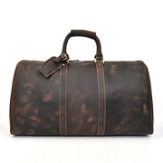 The Bjarke Weekender | Handcrafted Leather Duffle Bag - STEEL HORSE LEATHER, Handmade, Genuine Vintage Leather