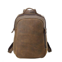 The Sten Backpack | Small Genuine Leather Backpack - STEEL HORSE LEATHER, Handmade, Genuine Vintage Leather