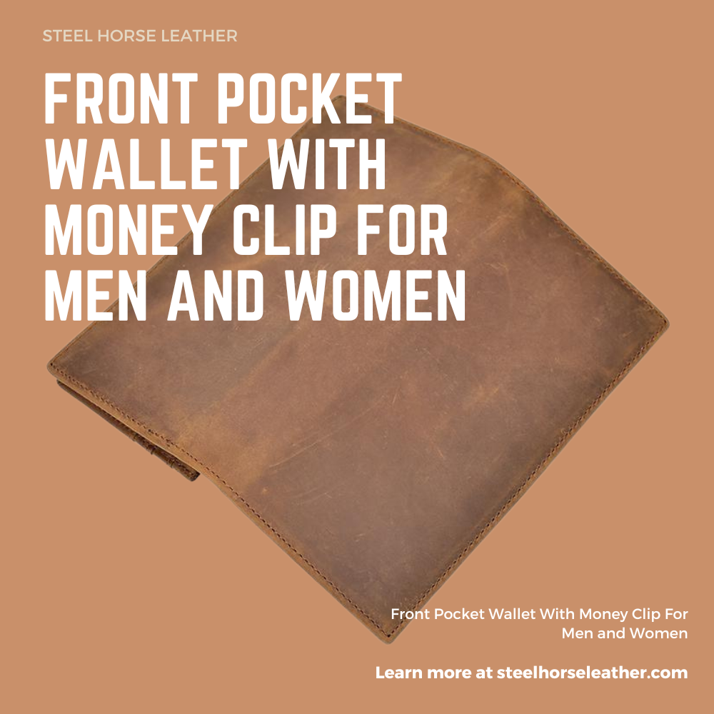 Front Pocket Wallet With Money Clip For Men and Women