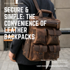 Secure & Simple: The Convenience of Leather Backpacks