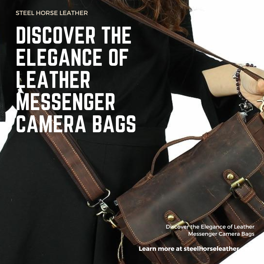 Discover the Elegance of Leather Messenger Camera Bags