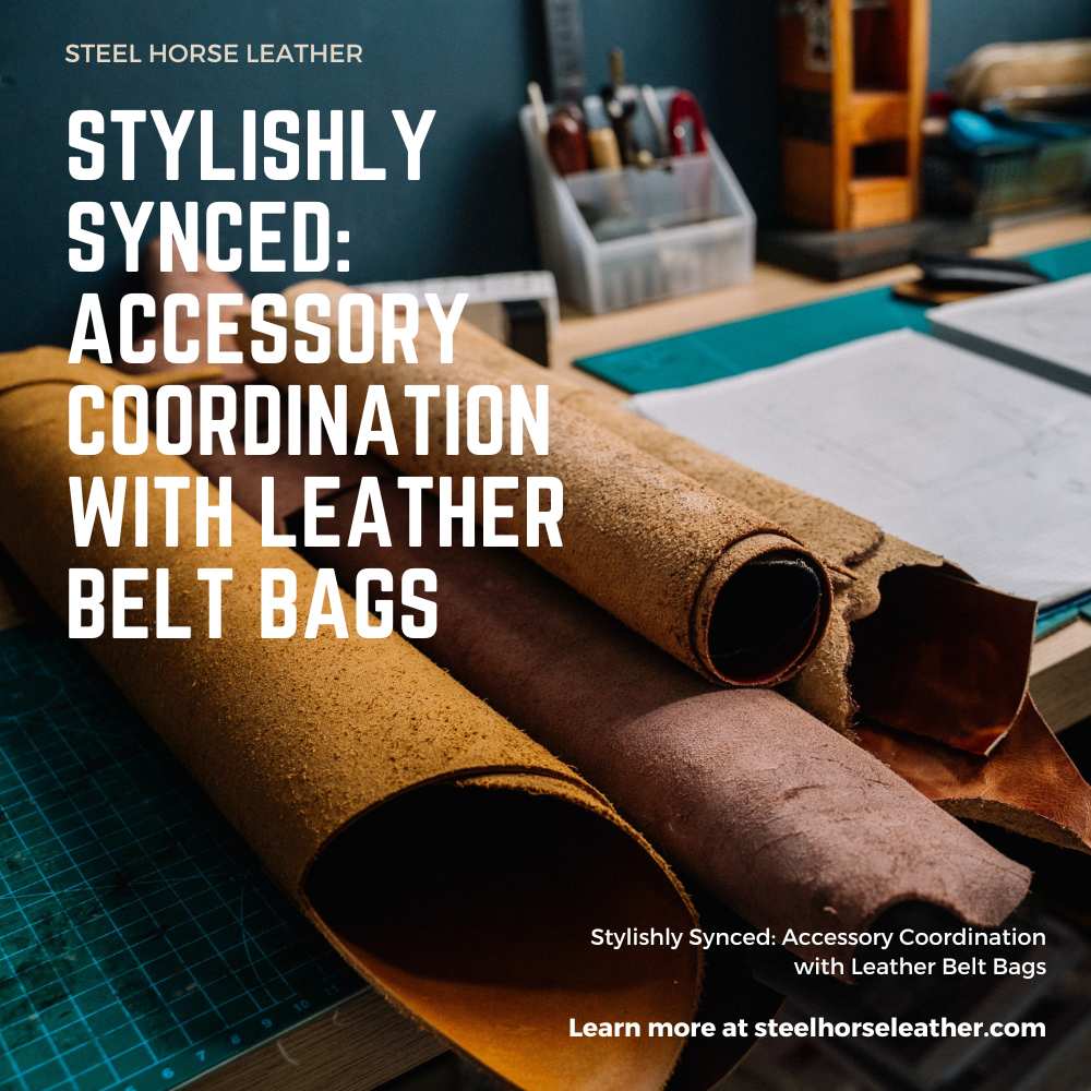 Stylishly Synced: Accessory Coordination with Leather Belt Bags
