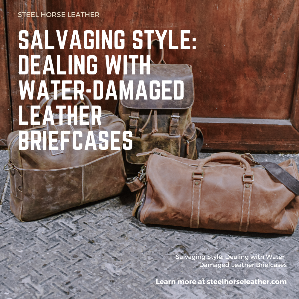 Salvaging Style: Dealing with Water-Damaged Leather Briefcases
