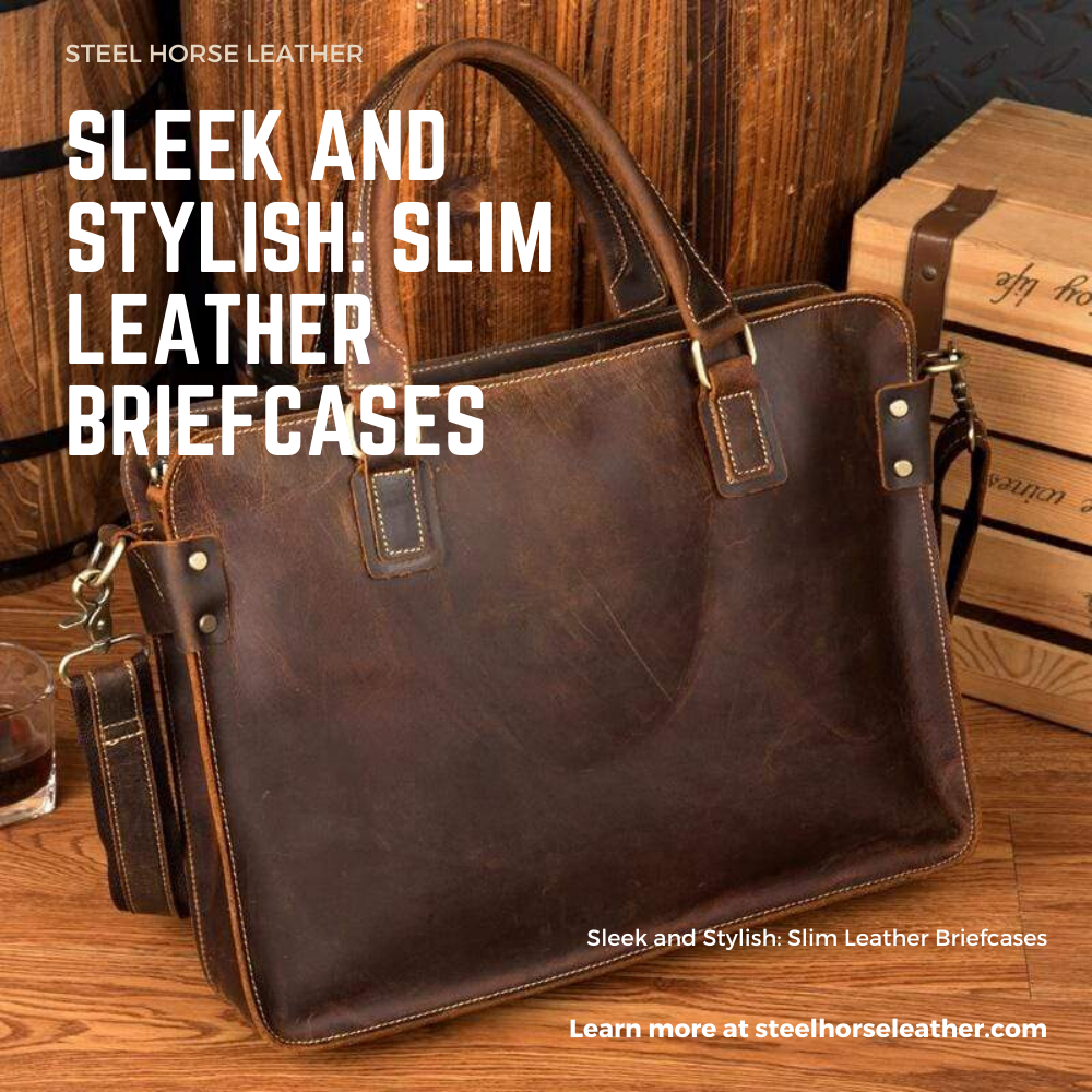 Slim & Minimalist Leather Briefcases: Carry Less, Look Sharp