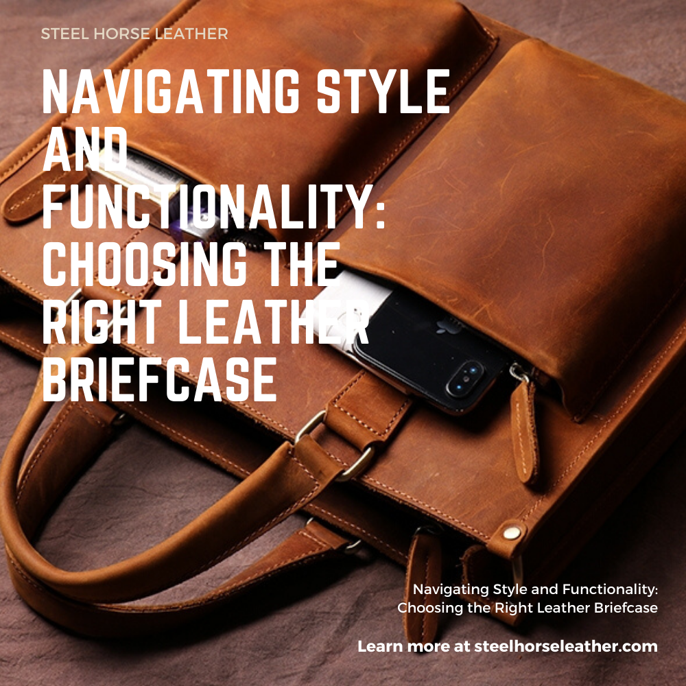Navigating Style and Functionality: Choosing the Right Leather Briefcase