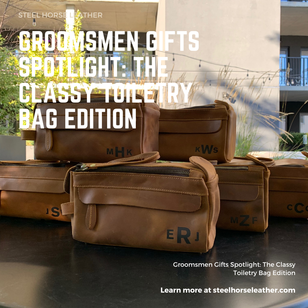 Groomsmen Gifts Spotlight: The Classy Toiletry Bag Edition