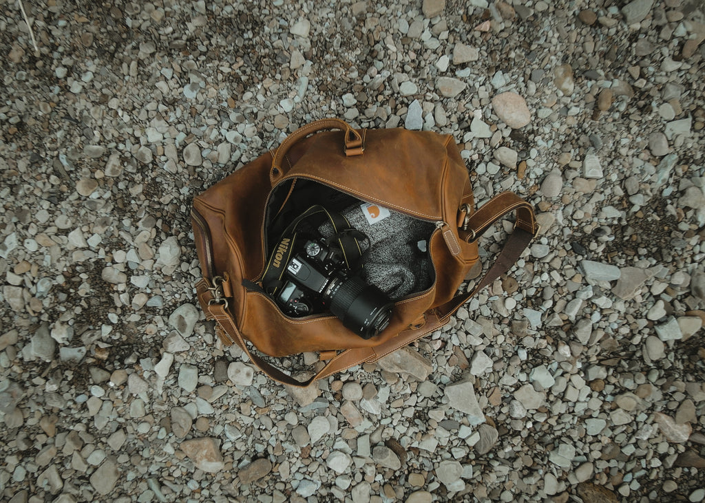 Soaring in Style: Leather Camera Bags for Drone Photography