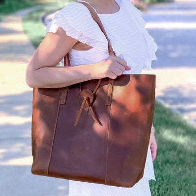 Handmade Leather Tote Bags