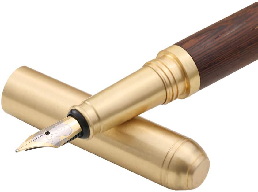 The Hemmingway | Handmade Wood and Brass Fountain Pen