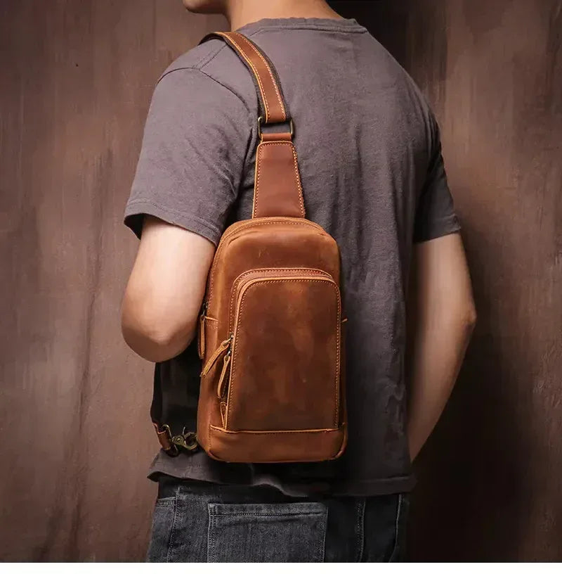 Erling Leather Sling Bag