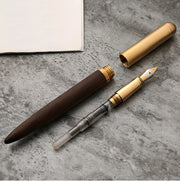 The Hemmingway | Handmade Wood and Brass Fountain Pen