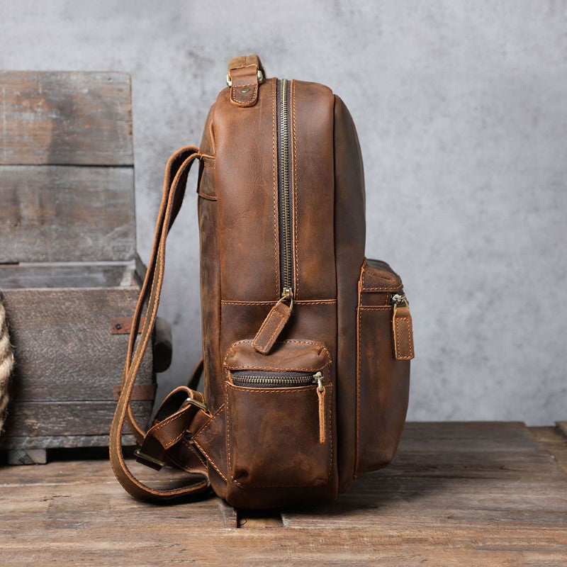 Premium Crazy Horse Leather Construction