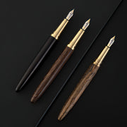 The Hemmingway | Handmade Wood and Brass Fountain Pen