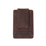 The Walden | Handmade Leather Front Pocket Wallet with Money Clip