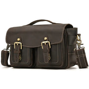 The Faust Leather Camera Bag | Crossbody Vintage Camera Messenger Bag