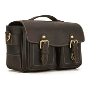 The Faust Leather Camera Bag | Crossbody Vintage Camera Messenger Bag
