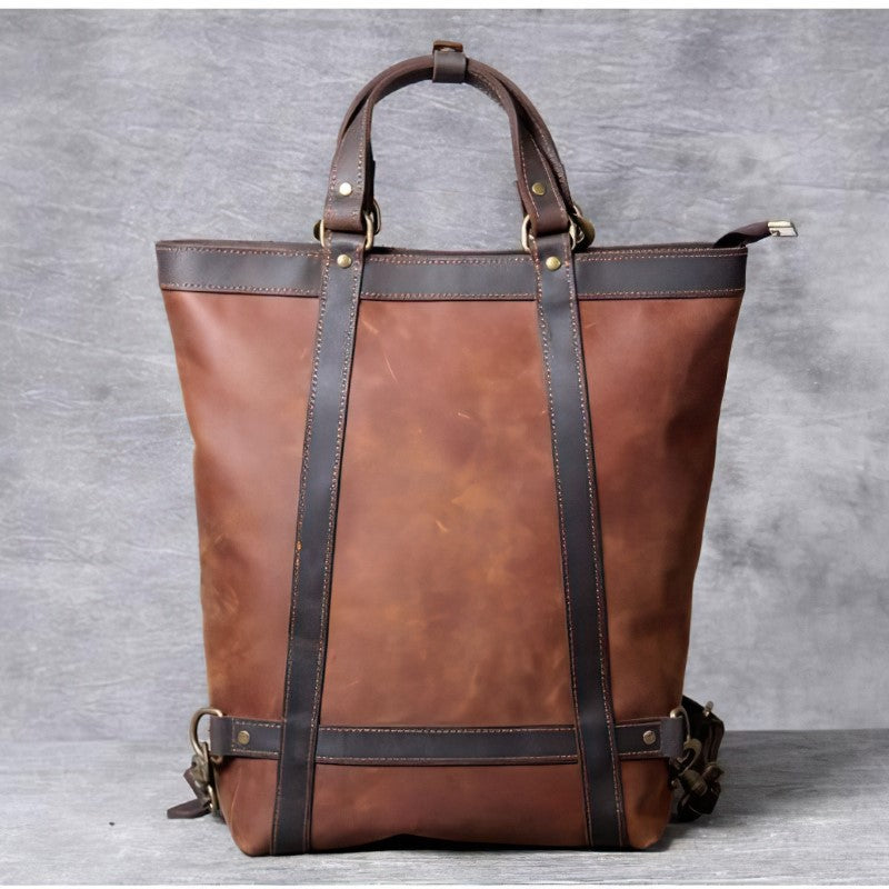 Leather-Lined Comfort Grip Handle