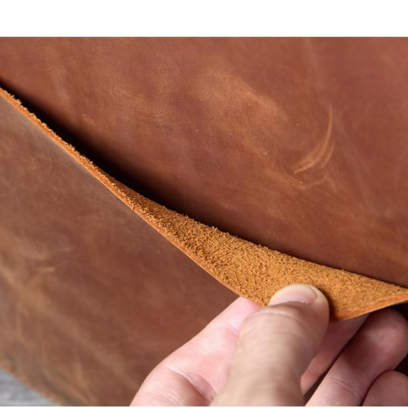 Premium Crazy Horse Leather That Ages Beautifully