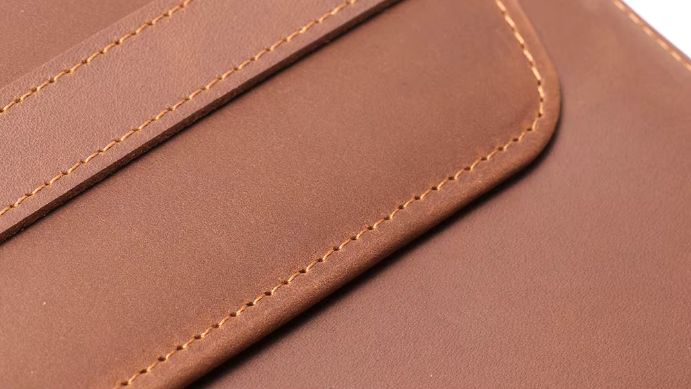 The Runa Leather Laptop Sleeve