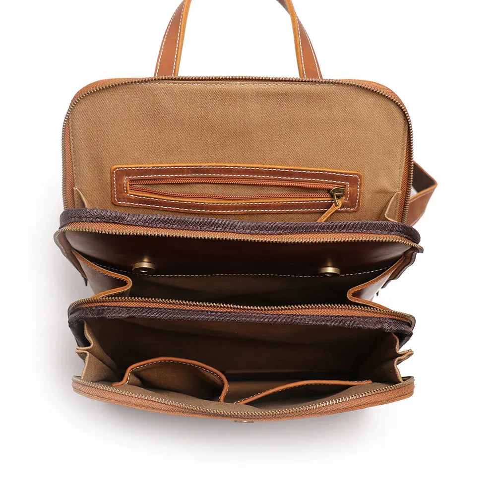 brown leather laptop backpack women's Sachi Leather Backpack | Small Women's Leather Backpack