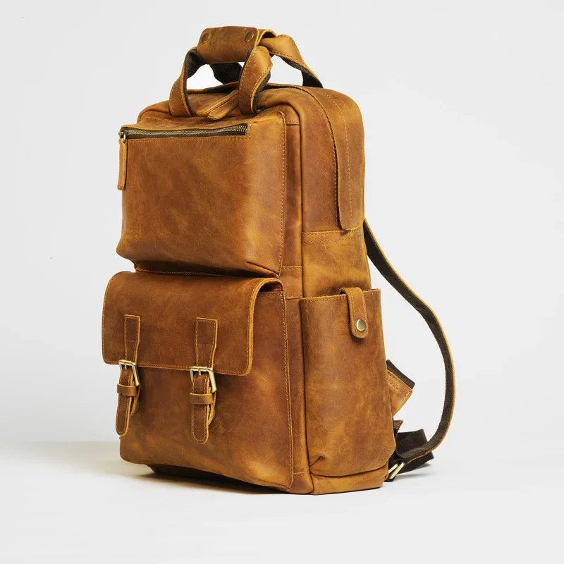 cool military leather backpacks The MANN Bag