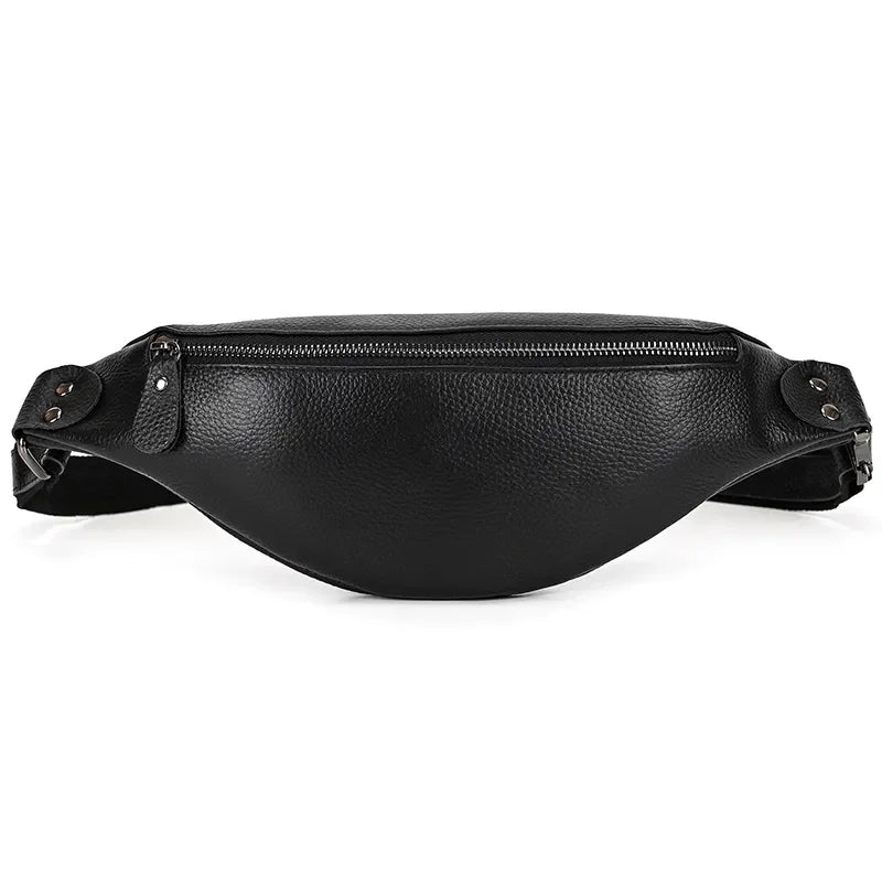 The Walcott Leather Waist Bag Black Leather Fanny Pack