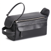 The Anders Dopp Kit | Black Leather Toiletry Bag