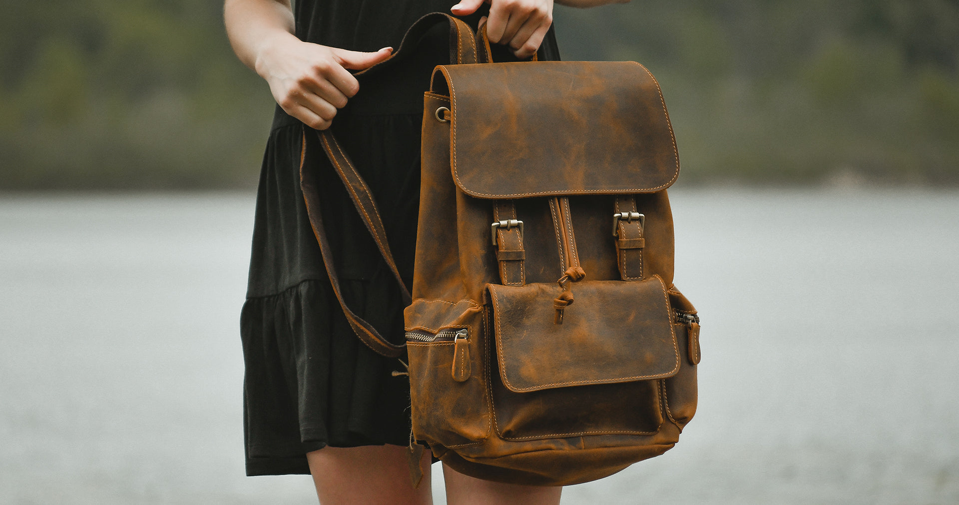 Backpack Purse, Large Vintage Faux Leather Backpack Purse Satchel —  Pesann.com