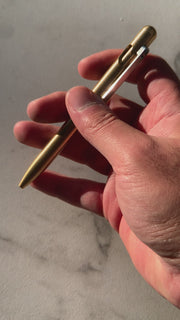 The Axis | Brass Bolt Action Pen