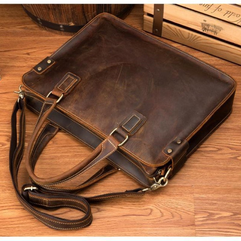 Comfortable Leather-Lined Grab Handle