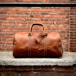 custom leather travel bags