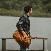 Men's Leather Duffle Bag | Steel Horse Leather