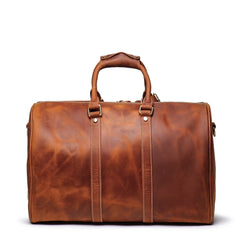 The Brandt Weekender | Small Leather Duffle Bag